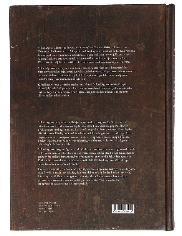 Turun tuomiokirkon ja papiston tulot 1541-1542 = Åbo domkyrkas och prästerskaps inkomster 1541-1542 - Agricola, Mikael - Historiakirjat - 10105447870 - 1