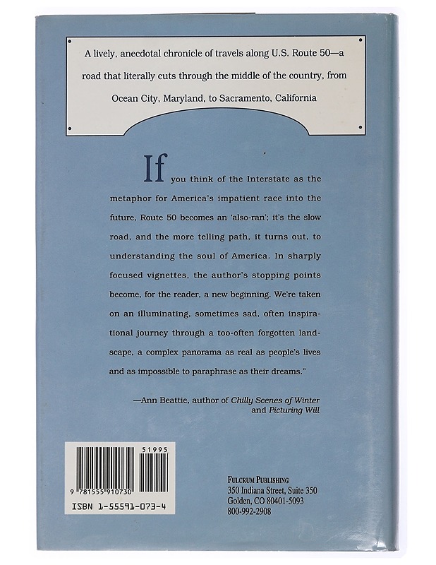 Highway 50 - Ain't That America - Jim Lilliefors - Harrastekirjat - 10105447906 - 1