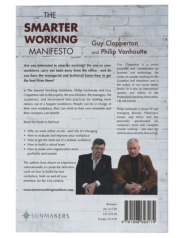 The Smarter Working Manifesto - Clapperton, Guy; Vanhoutte, Philip - Tietokirjat ja oppaat - 10105447923 - 1