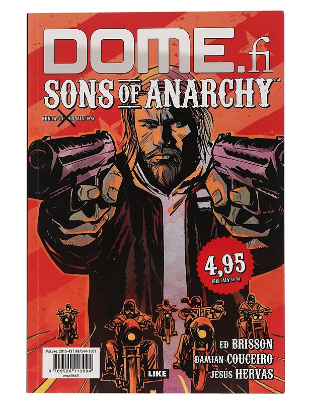 Sons of anarchy - Brisson, Ed - Sarjakuvat - 10105447926 - 0