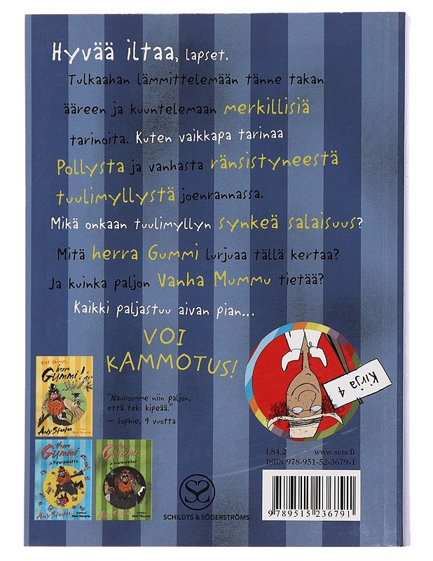 Herra Gummi ja voimakivet - Stanton, Andy - Lastenkirjat - 10105447951 - 1