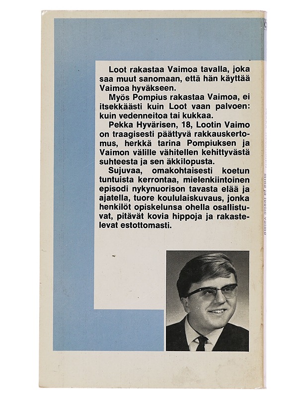 Minä ja Lootin vaimo - Hyvärinen, Pekka - Romaanit ja novellit - 10105447961 - 1