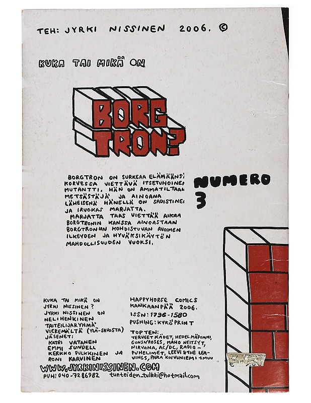Borgtron : nro: 3 - Jyrki Nissinen - Sarjakuvat - 10105447975 - 1