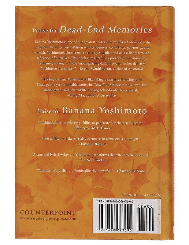 Dead-end memories - Yoshimoto, Banana - Romaanit ja novellit - 10105447991 - 1