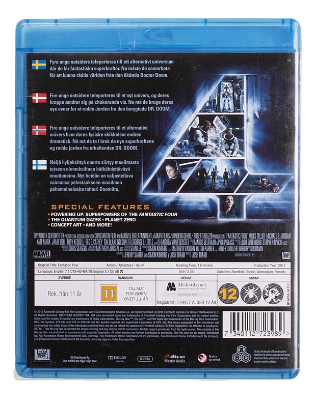 Fantastic 4 - Blu-Ray - Blu-ray-levyt - 10105447994 - 1