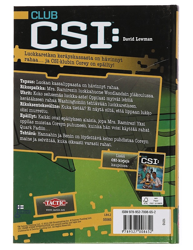 Kadonneiden dollareiden tapaus - Lewman, David - Jännitys ja dekkarit - 10105447996 - 1