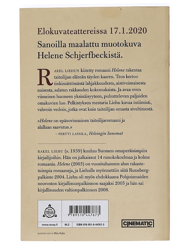 Helene : romaani Helene Schjerfbeckin elämästä - Rakel Liehu - Romaanit ja novellit - 10105447998 - 1