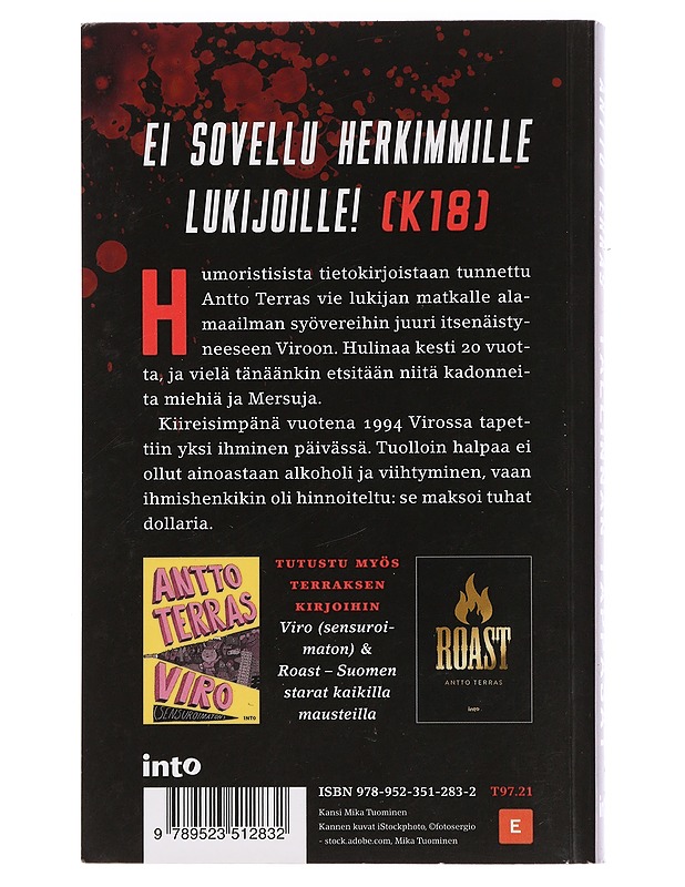 Tallinnan tappajat : Viron veriset vuodet - Antto Terras K18 - Elämäkerrat ja muistelmat - 10105448002 - 1