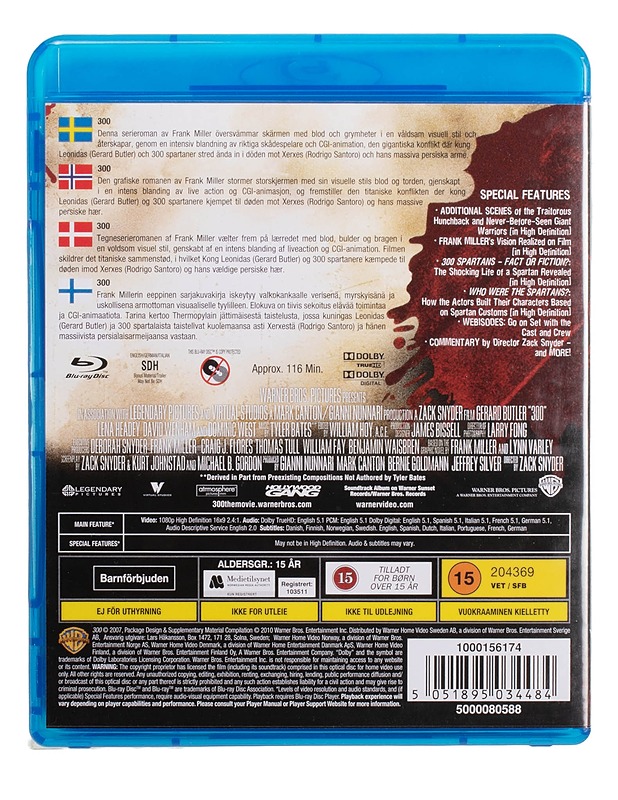 300 - Blu-Ray - Blu-ray-levyt - 10105448020 - 1