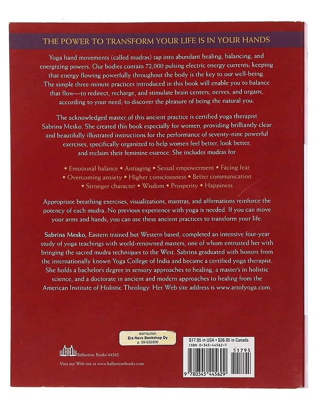 Power Mudras: Yoga Hand Postures for Women - Mesko, Sabrina - Tietokirjat ja oppaat - 10105448078 - 1