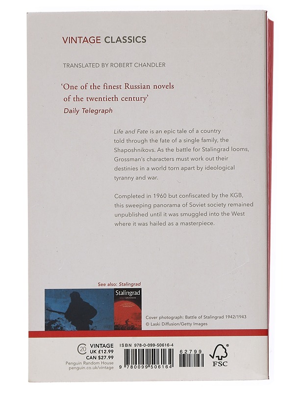 Life and fate - Grossman, Vasily - Romaanit ja novellit - 10105448099 - 1
