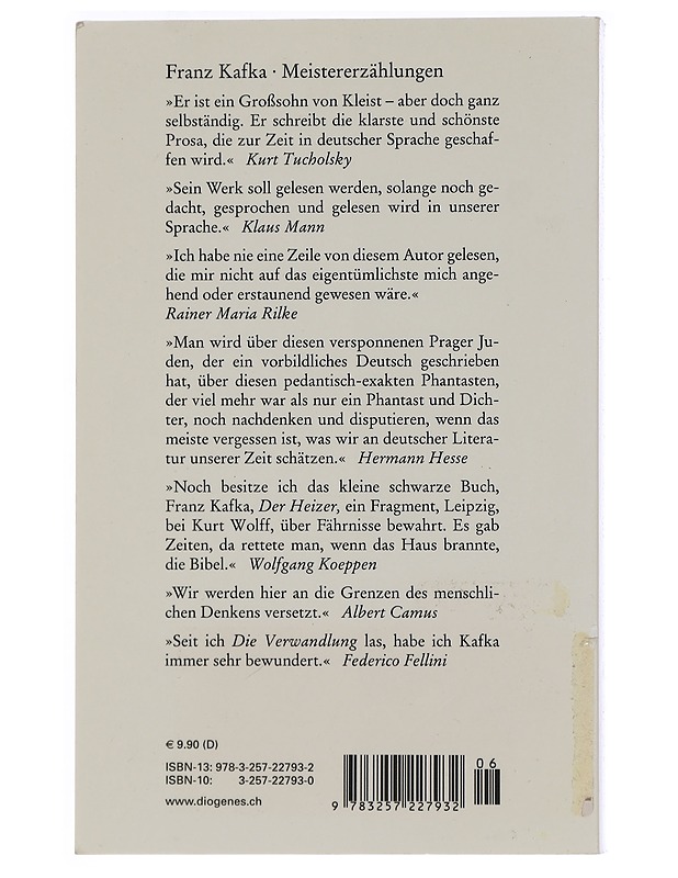 Meistererzählungen - Kafka, Franz - Romaanit ja novellit - 10105448107 - 1