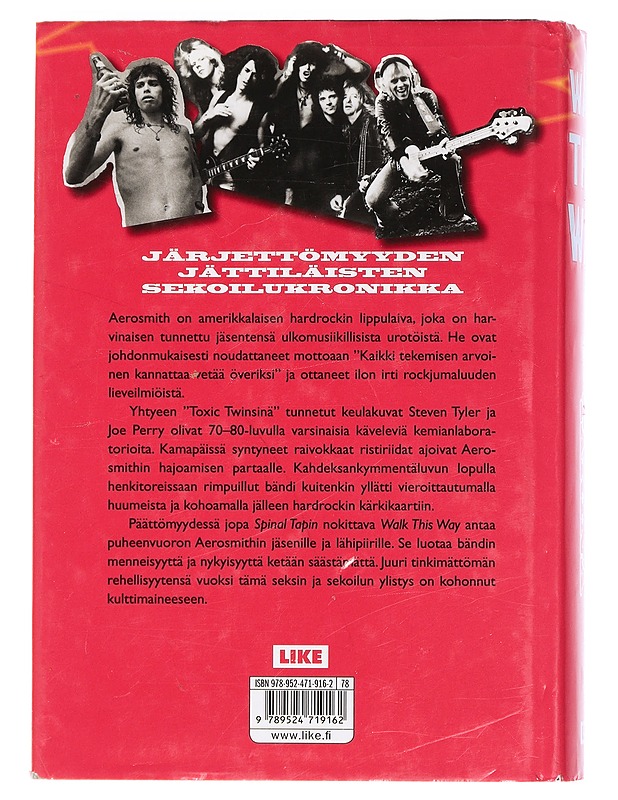 Walk this way : Aerosmithin tarina - Davis, Stephen - Elämäkerrat ja muistelmat - 10105448215 - 1