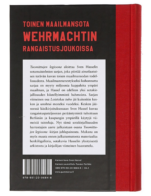 Tuomittujen legioona - Hassel, Sven - Romaanit ja novellit - 10105448231 - 1