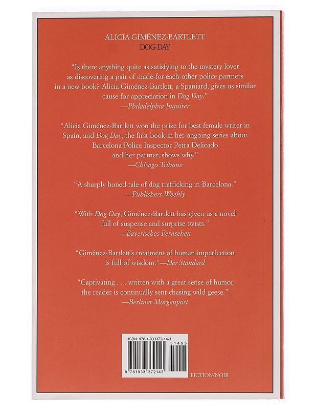 Dog Day - Alicia Gimenez-Bartlett - Jännitys ja dekkarit - 10105448238 - 1