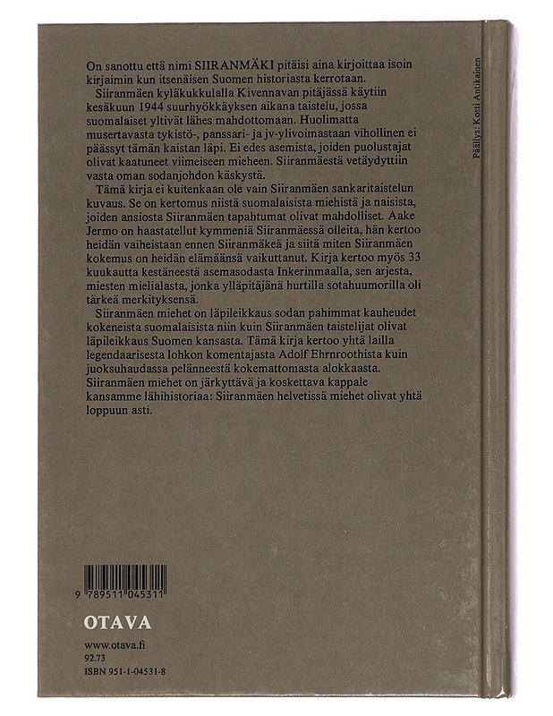 Siiranmäen miehet - Aake Jermo - Elämäkerrat ja muistelmat - 10105448244 - 1