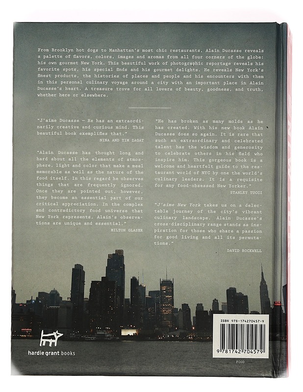 J'aime New York - Alain Ducasse & Alex Vallis - Harrastekirjat - 10105448304 - 1