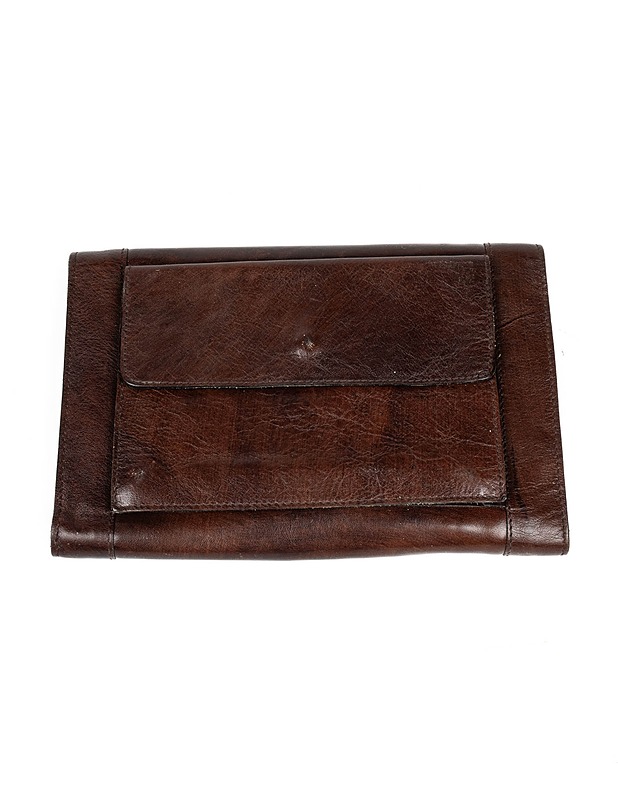 Tummanruskea nahkainen pussukka - Laukut, lompakot ja reput - 10105448305 - 2