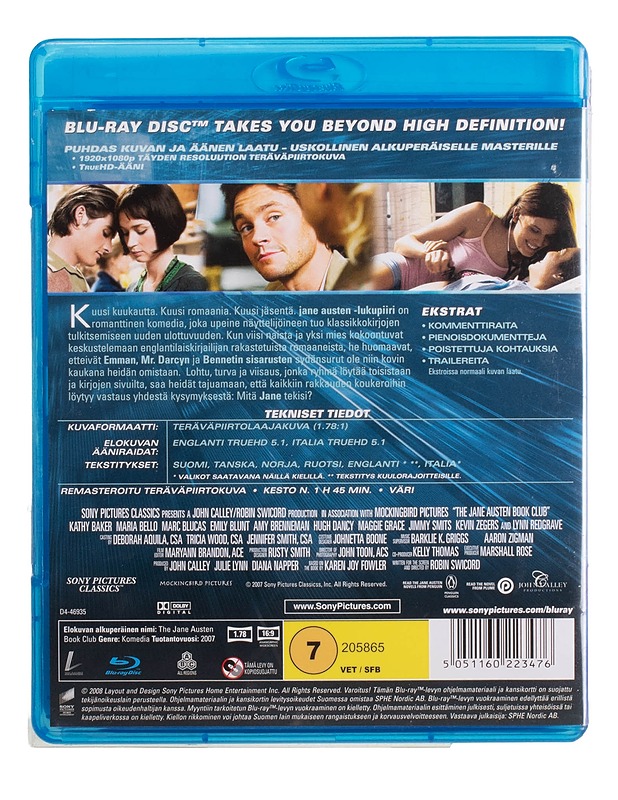 Jane Austen-Lukupiiri - Blu-Ray - Blu-ray-levyt - 10105448316 - 1