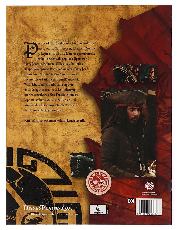 Pirates of the Caribbean Maailman laidalla Tarrakirja - Disney - Lastenkirjat - 10105448345 - 1