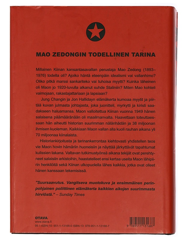 Mao - Chang, Jung - Elämäkerrat ja muistelmat - 10105448378 - 1