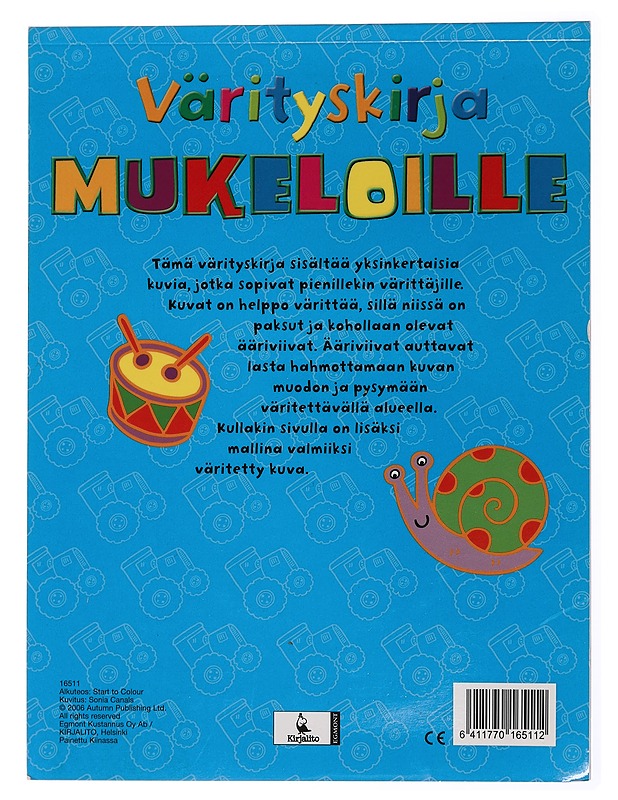 Värityskirja Mukeloille - Lastenkirjat - 10105448399 - 1