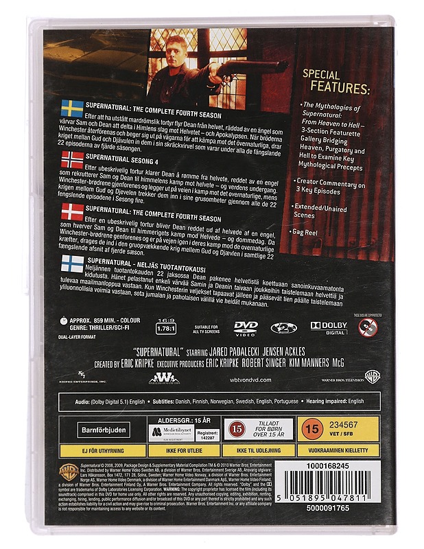 Supernatural: The Complete Fourth Season - DVD - DVD-elokuvat - 10105448422 - 1