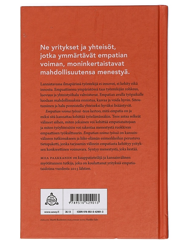 Empatian voima työssä - Miia Paakkanen - Tietokirjat ja oppaat - 10105448417 - 1