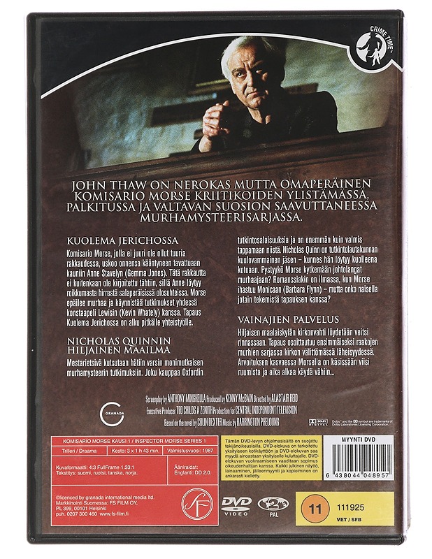 Komisario Morse, kausi 1 - DVD - DVD-elokuvat - 10105448428 - 1