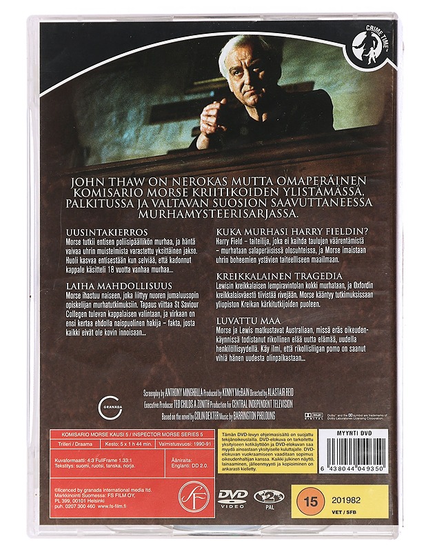 Komisario Morse box. 5 - DVD - DVD-elokuvat - 10105448444 - 1