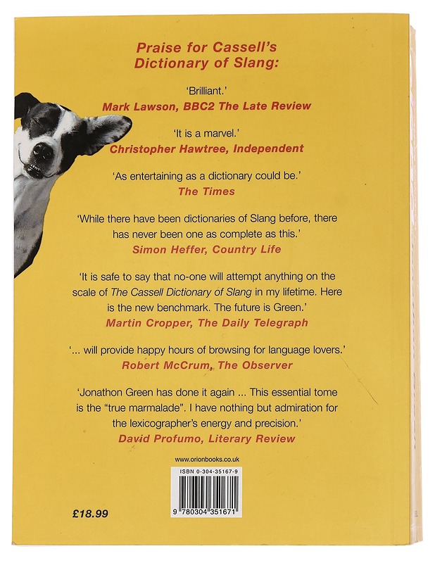 Cassell's Dictionary of Slang - Green, Jonathon - Tietokirjat ja oppaat - 10105448450 - 1