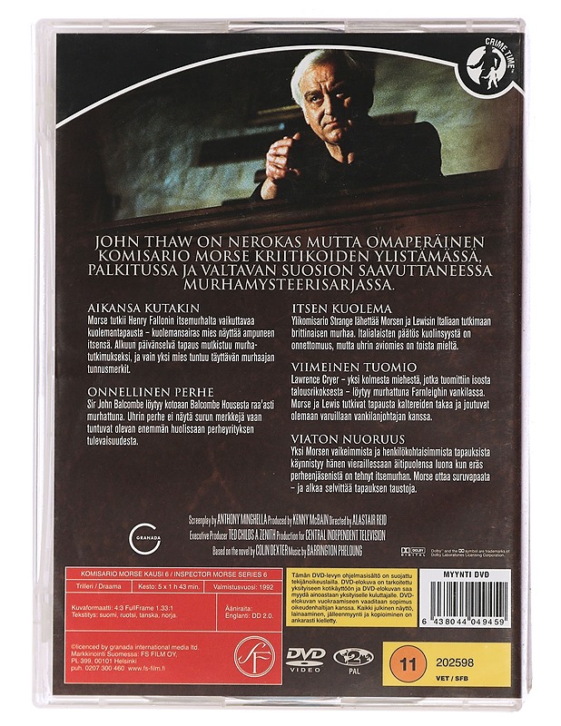 Komisario Morse box. 6 - DVD - DVD-elokuvat - 10105448498 - 1