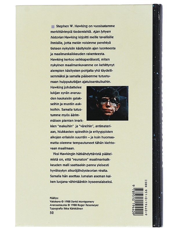 Ajan lyhyt historia : alkuräjähdyksestä mustiin aukkoihin - Hawking, Stephen - Historiakirjat - 10105448573 - 1