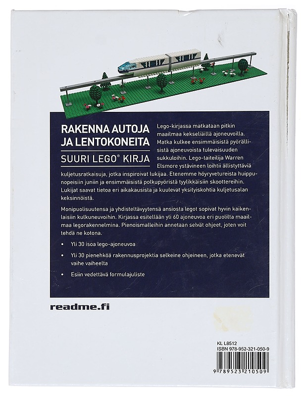 Rakenna autoja ja lentokoneita : suuri legokirja - Elsmore, Warren - Lastenkirjat - 10105448590 - 1