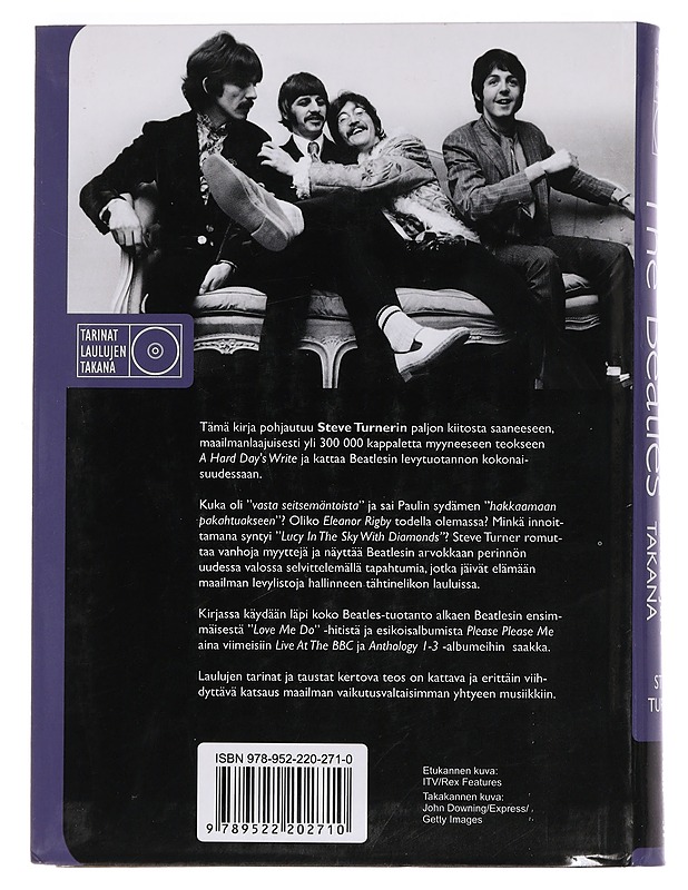 Inside the Beatles : tarinat laulujen takana - Turner, Steve - Musiikki- ja elokuvakirjat - 10105448602 - 1