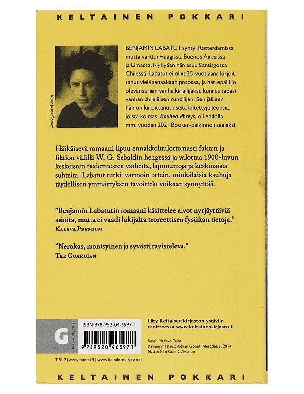 Kauhea vihreys - Labatut, Benjamín - Romaanit ja novellit - 10105448618 - 1