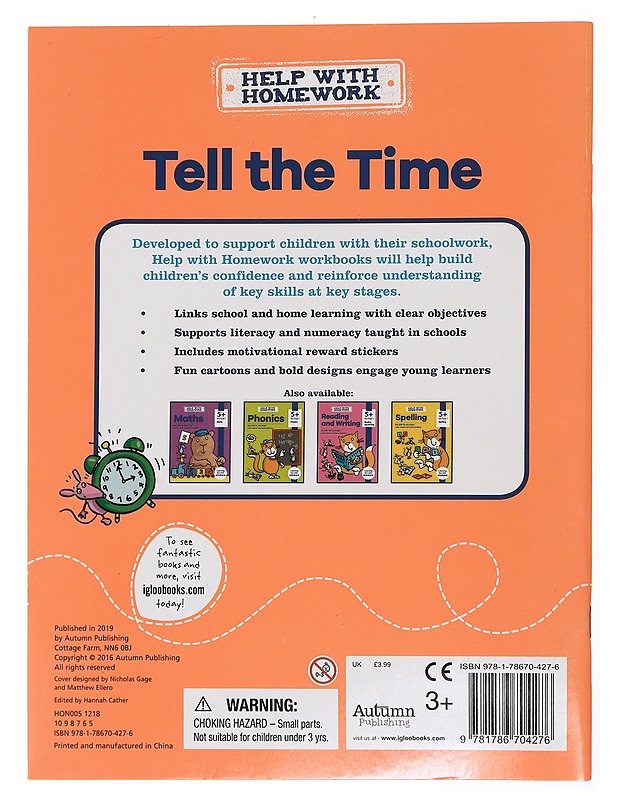 Tell the Time - Lastenkirjat - 10105448621 - 1