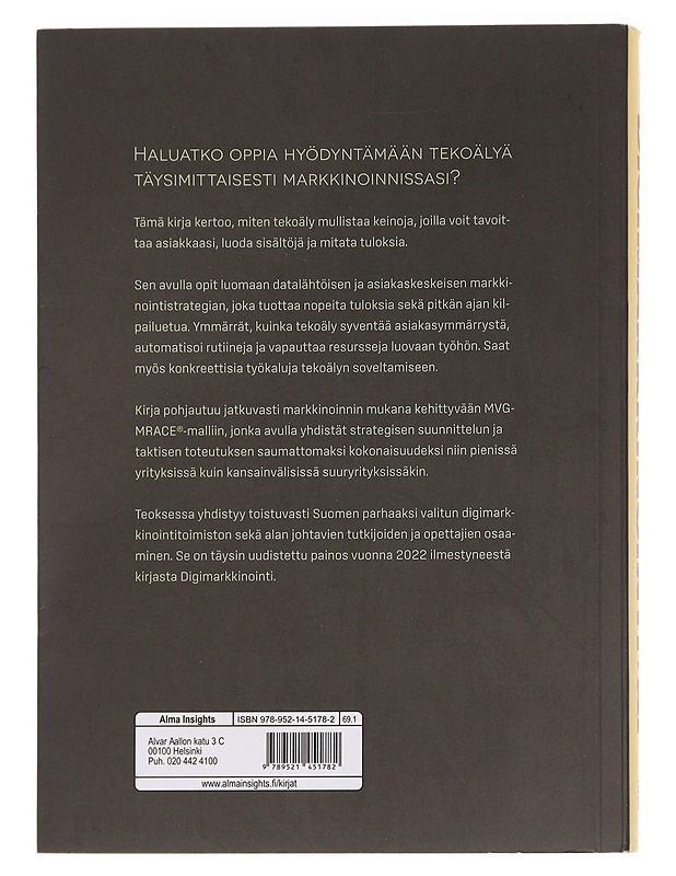 Digimarkkinointi + AI : tee tekoälystä yrityksesi kilpailuetu ja kasvata myyntiä - Lahtinen, Niko - Tietokirjat ja oppaat - 10105448681 - 1