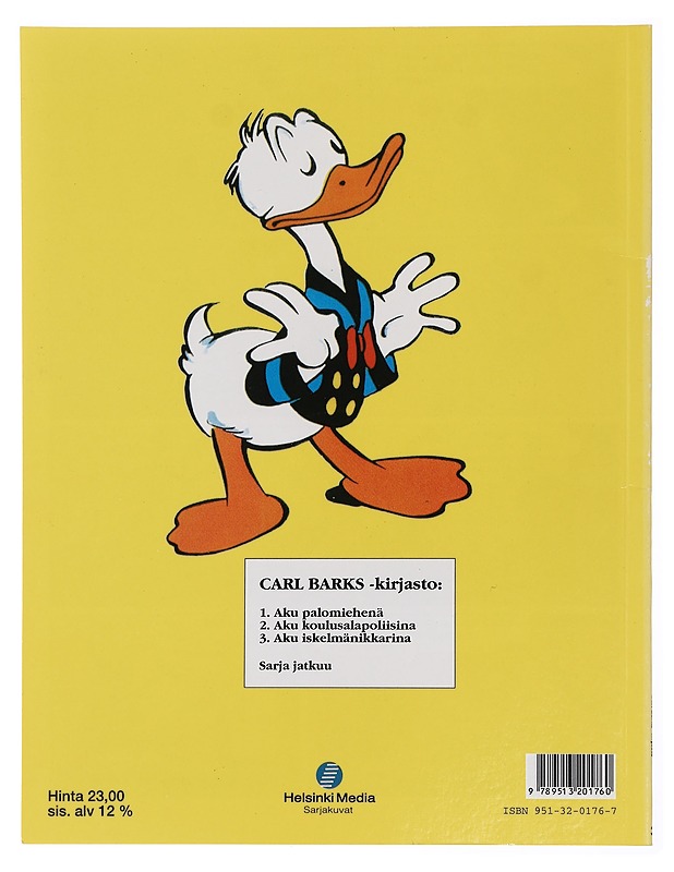 Aku iskelmänikkarina - Barks, Carl - Sarjakuvat - 10105448679 - 1