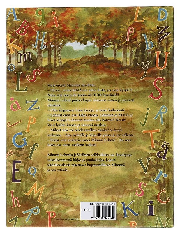 Mimmi Lehmä lukee - Wieslander, Jujja - Lastenkirjat - 10105448682 - 1