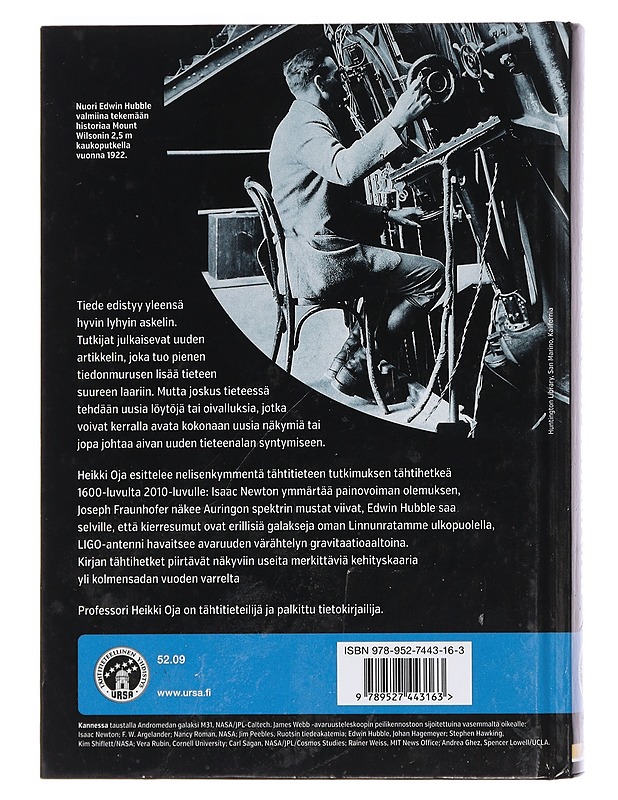 Tähtitieteen sankareita : Newtonista nykypäivään - Heikki Oja - Historiakirjat - 10105448729 - 1