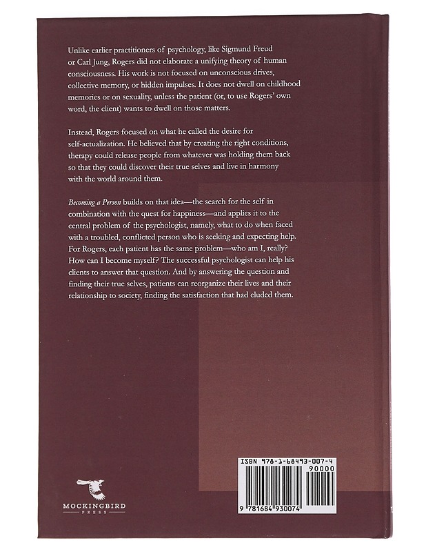 Becoming A Person: Two Lectures Delivered On The Nellie Heldt Lecture Fund - Carl R. Rogers - Harrastekirjat - 10105448740 - 1