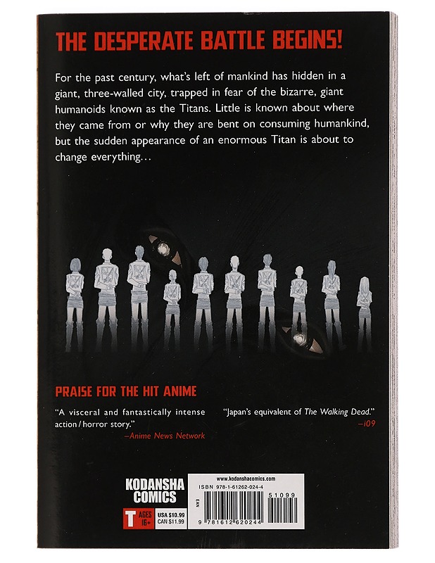 Attack on Titan / 1 - Isayama, Hajime - Sarjakuvat - 10105448776 - 1