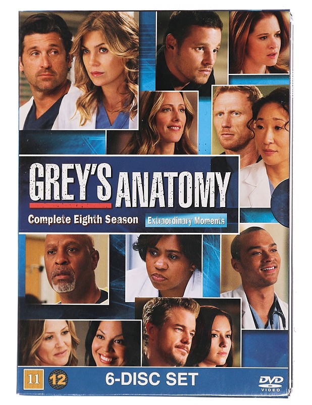 Grey's Anatomy: Täytä kahdeksas kausi - DVD - DVD-elokuvat - 10105448840 - 0