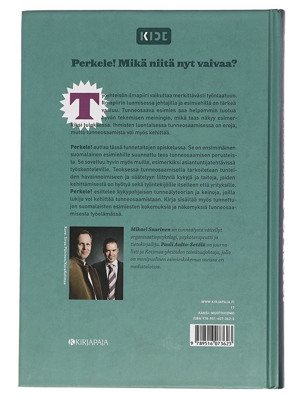 Perkele! : tunneosaamisen oppikirja esimiehille - Saarinen, Mikael - Harrastekirjat - 10105448847 - 1