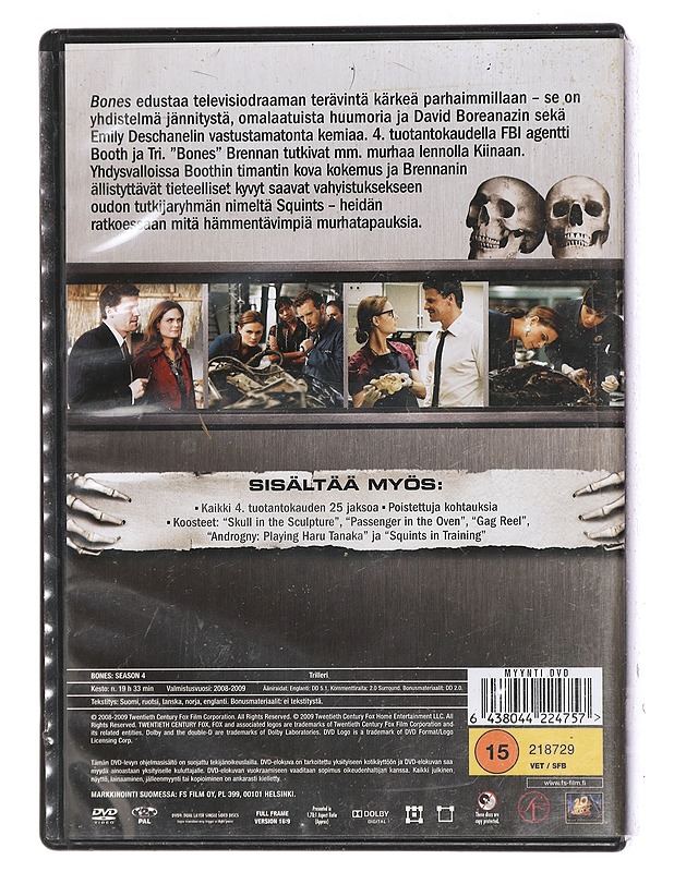 Bones - DVD-elokuvat - 10105448880 - 1