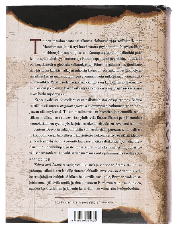 Toinen maailmansota - Beevor, Antony - Historiakirjat - 10105448891 - 1