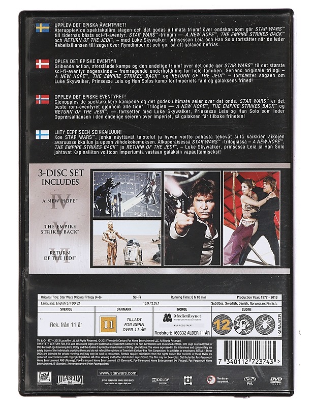 Star Wars  - DVD-elokuvat - 10105448906 - 1