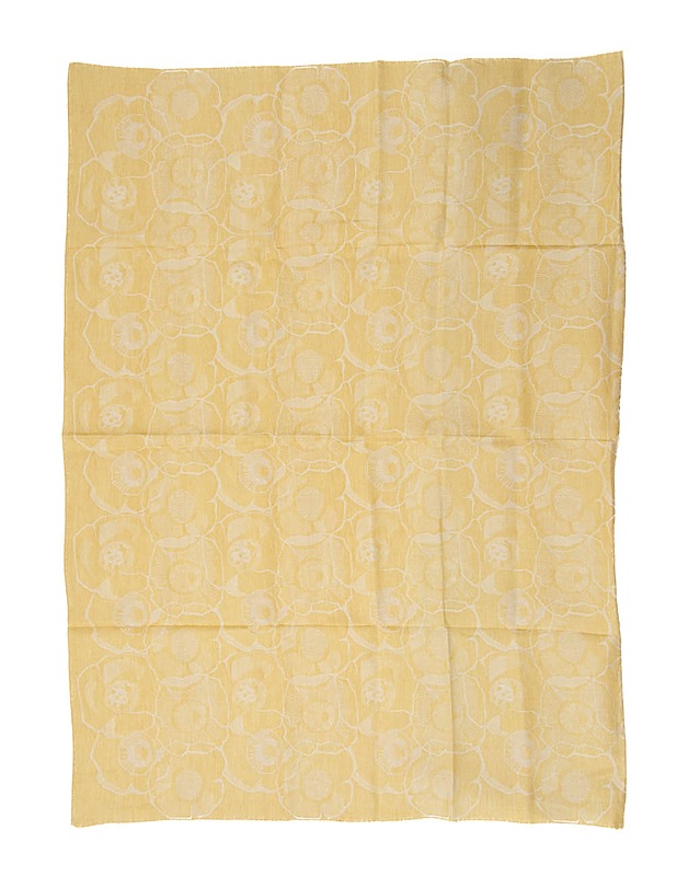 DORA&JUNG Keltainen Valmu pöytäliina, 130x130 cm - Pöytäliinat - 10105448903 - 0