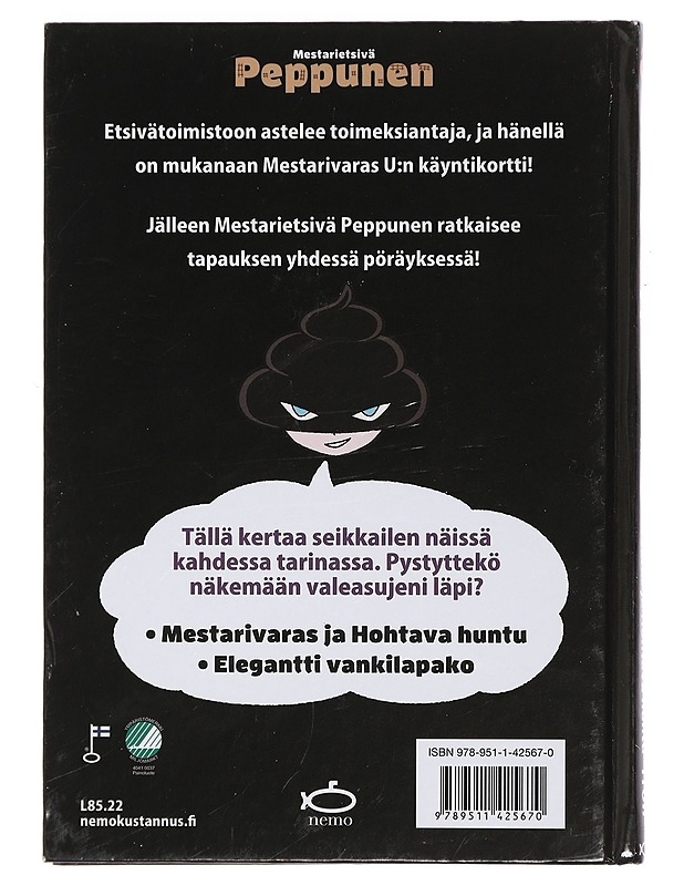 Mestarietsivä Peppunen : Mestarivaras ja Hohtava huntu - Troll - Lastenkirjat - 10105448911 - 1